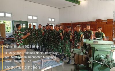 PRAKTIKUM ELEMEN MESIN TARUNA TK II PRODI TEKNIK MESIN PERTAHANAN